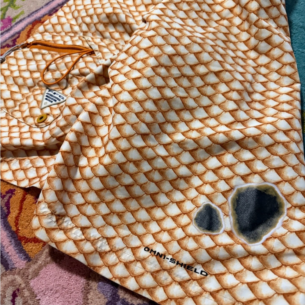 Columbia PFG RedFish Scale Pattern Shorts